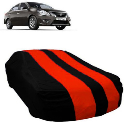 A+ RAIN PROOF Car Cover For Nissan Sunny (Without Mirror Pockets)(Multicolor)