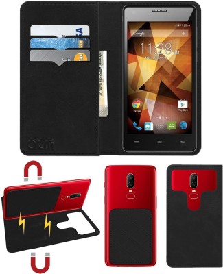 ACM Flip Cover for Spice Xlife 511 Pro(Black, Cases with Holder, Pack of: 1)