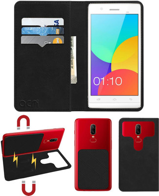 ACM Flip Cover for Xolo A1010(Black, Cases with Holder, Pack of: 1)