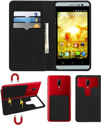 ACM Flip Cover for Spice Stellar Mettle Icon Mi-506(Black, Cases with Holder, Pack of: 1)