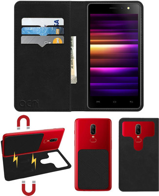 ACM Flip Cover for Xolo Era 4g(Black, Cases with Holder, Pack of: 1)