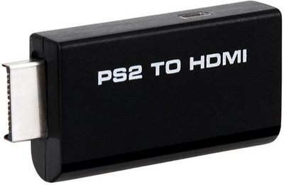 Tobo PS2 to HDMI Converter Supports All PS2 Display Modes with 3.5mm Audio Converter. HDMI Adapter(Compatible with Gaming Console, Monitor, TV, Black)