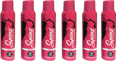 

SPINZ EXOTIC (PACK OF 6) Deodorant Spray - For Women(150 ml, Pack of 6)