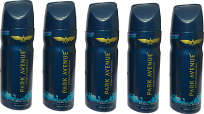 

Park Avenue COOL STORM ( PACK OF 5) Deodorant Spray - For Men(150 ml, Pack of 5)