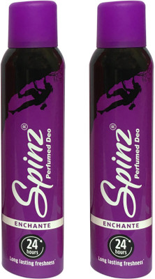 

SPINZ ENCHANTE (PACK OF 2) Deodorant Spray - For Women(150 ml, Pack of 2)
