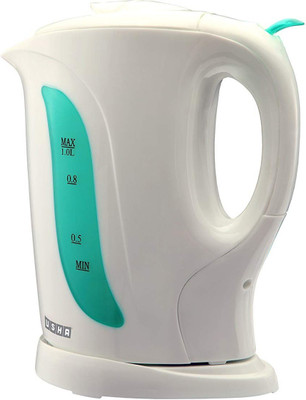 

Usha EK 2210 Stainless Steel Electric Kettle (White) Electric Kettle(1 L, White, Green)