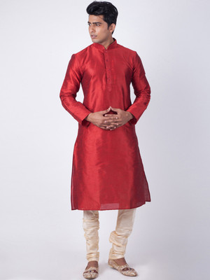 Over Crowd Men Kurta Pyjama Set