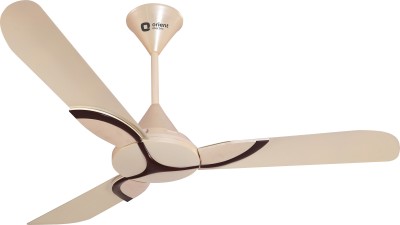 Orient Electric Cristo 1200 mm 3 Blade Ceiling Fan(Metallic Ivory Brown, Pack of 1)