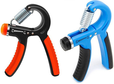 Snipper Adjustable ( Blue , Orange ) Hand Grip/Fitness Grip(Orange, Blue)