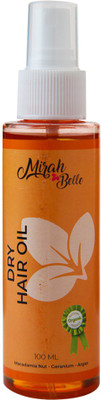 

Mirah Belle Naturals Macadamia Nut – Geranium – Argan Dry Hair Oil(100 ml)