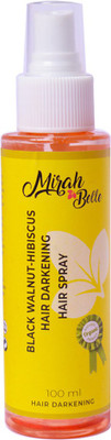 

Mirah Belle Naturals Black Walnut - Hibiscus Hair Darkening Spray(100 ml)