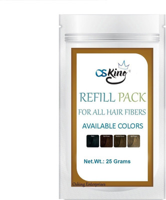 

Osking Dark Brown Hair Building Fibers Refill Pack 25 Grams For All Fibres Like ,Hair Fiber in Natural Dark Brown Color. (Hair Loss Conceale(25 g)