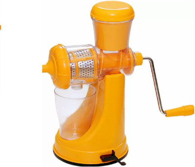 VIVAAN Plastic Fruit & Vegetable Juicer Hand Juicer(Yellow)