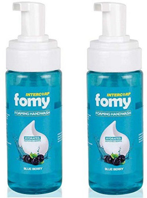 

Intercorp Fomy Antibacterial Soft Refreshing Foam Hand Wash, 160ml Each (Blueberry) - Pack of 2(320 ml, Pump Dispenser, Pack of 2)