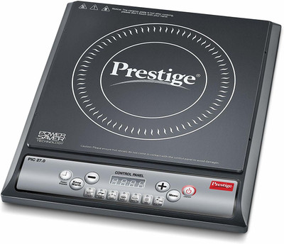 

Prestige PIC 27.0 1200-Watt Induction Cooktop (Black) Induction Cooktop(Black, Touch Panel, Push Button)