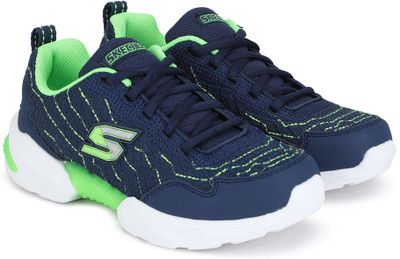 

Skechers Boys Lace Running Shoes(Dark Blue, Nvlm