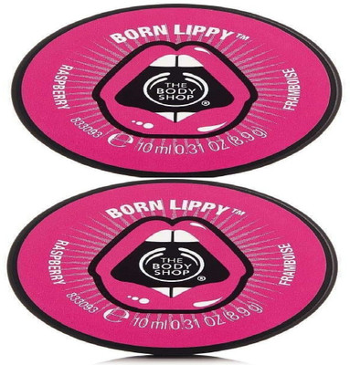 

The Body Shop Born Lippy Raspberry Combo (10g+10g Pack Of Two) Fruity(Pack of: 2, 10 g)