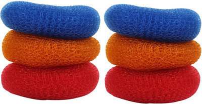 

SAI BABA PLASTIC Loofah(Pack of 3), Multicolor