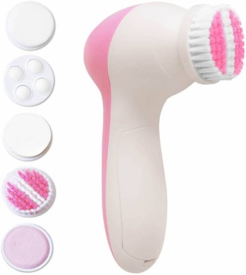 Vimal Creation 8782 5 IN 1 MASSAGER (Pink) Skin Smoothing 5 in 1 Portable Compact Body & Face Beauty Care Facial Massager (Pink, White) Massager(Pink, White)