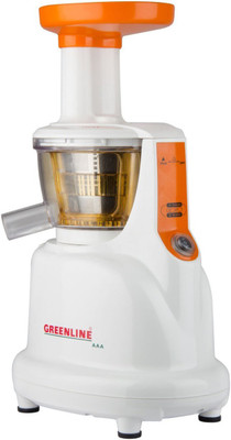 

GREENLINE J-AAA 250 Juicer Mixer Grinder(WHITE & ORANGE, 2 Jars)