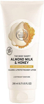 

The Body Shop Almond Milk & Honey Body Lotion, Paraben-Free Cream for Sensitive, Dry Skin, 6.75 Fl. Oz.(200 ml)