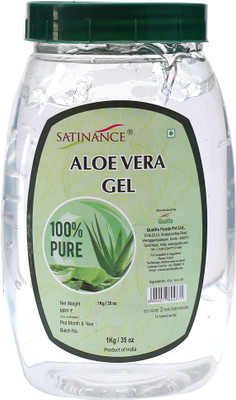 

Satinance Aloe Vera Gel 1kg - 100% Natural, No Added Colors & Perfume(1 kg)