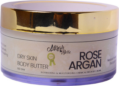 

Mirah Belle Naturals Rose – Argan Dry Skin Body Butter(100 g)