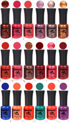 

Avnoor Trending Gel Nail Polish Combo 7925 Multicolor(Pack of 18)