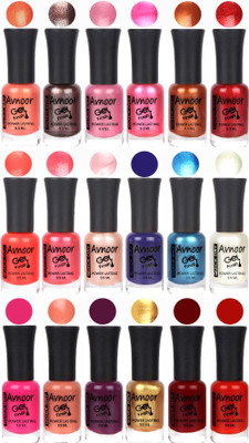 

Avnoor Trending Gel Nail Polish Combo 7942 Multicolor(Pack of 18)