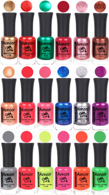 

Avnoor Trending Gel Nail Polish Combo 7915 Multicolor(Pack of 18)