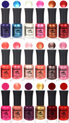 

Avnoor Trending Gel Nail Polish Combo 7933 Multicolor(Pack of 18)