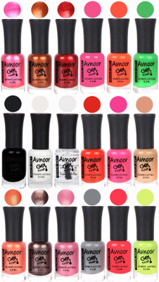 

Avnoor Trending Gel Nail Polish Combo 7946 Multicolor(Pack of 18)