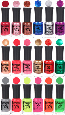 

Avnoor Trending Gel Nail Polish Combo 7910 Multicolor(Pack of 18)