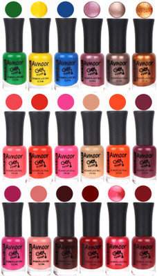 

Avnoor Trending Gel Nail Polish Combo 7971 Multicolor(Pack of 18)