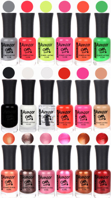 

Avnoor Trending Gel Nail Polish Combo 7953 Multicolor(Pack of 18)
