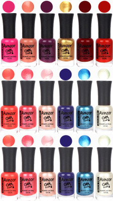 

Avnoor Trending Gel Nail Polish Combo 7941 Multicolor(Pack of 18)