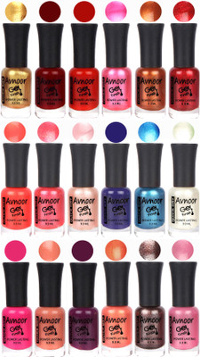 

Avnoor Trending Gel Nail Polish Combo 7935 Multicolor(Pack of 18)