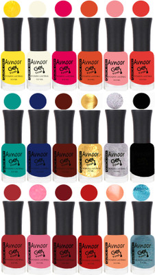

Avnoor Trending Velvet Matte Nail Polish Combo 7888 Multicolor(Pack of 18)