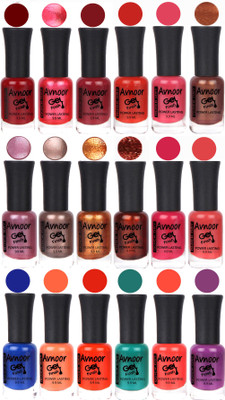 

Avnoor Trending Gel Nail Polish Combo 7922 Multicolor(Pack of 18)