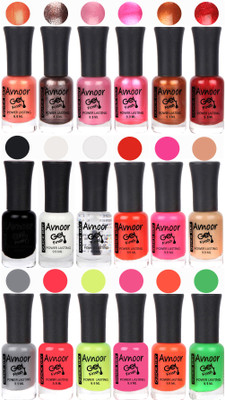 

Avnoor Trending Gel Nail Polish Combo 7952 Multicolor(Pack of 18)