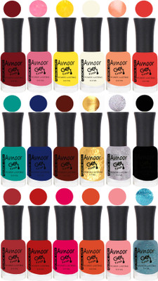 

Avnoor Trending Velvet Matte Nail Polish Combo 7901 Multicolor(Pack of 18)