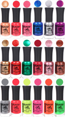 

Avnoor Trending Gel Nail Polish Combo 7911 Multicolor(Pack of 18)