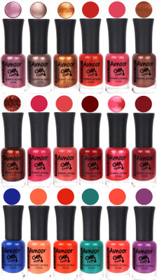 

Avnoor Trending Gel Nail Polish Combo 7921 Multicolor(Pack of 18)
