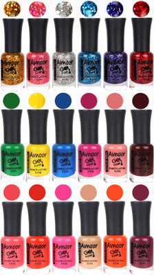 

Avnoor Trending Gel Nail Polish Combo 7963 Multicolor(Pack of 18)