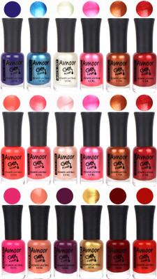 

Avnoor Trending Gel Nail Polish Combo 7937 Multicolor(Pack of 18)