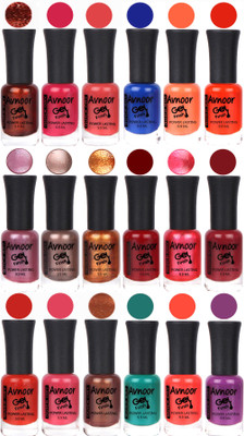 

Avnoor Trending Gel Nail Polish Combo 7927 Multicolor(Pack of 18)
