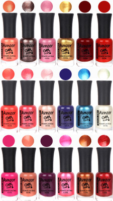 

Avnoor Trending Gel Nail Polish Combo 7939 Multicolor(Pack of 18)