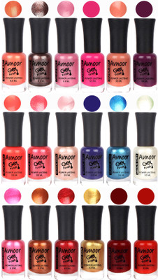 

Avnoor Trending Gel Nail Polish Combo 7938 Multicolor(Pack of 18)