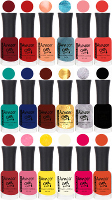 

Avnoor Trending Velvet Matte Nail Polish Combo 7894 Multicolor(Pack of 18)