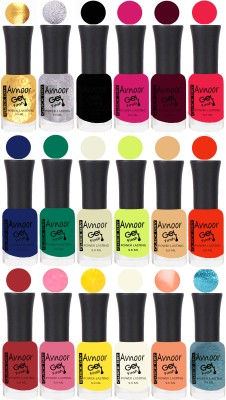 

Avnoor Trending Velvet Matte Nail Polish Combo 7905 Multicolor(Pack of 18)